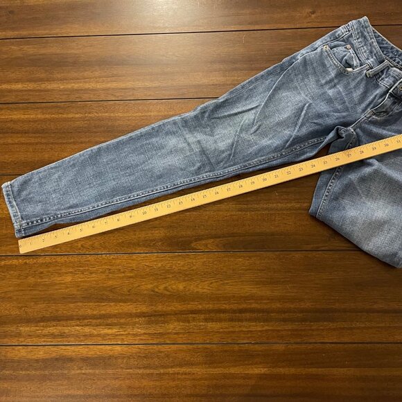 The Limited Slim Boyfriend Womens Jeans Mid Rise Blue Denim Casual Sz 0R - Picture 4 of 11